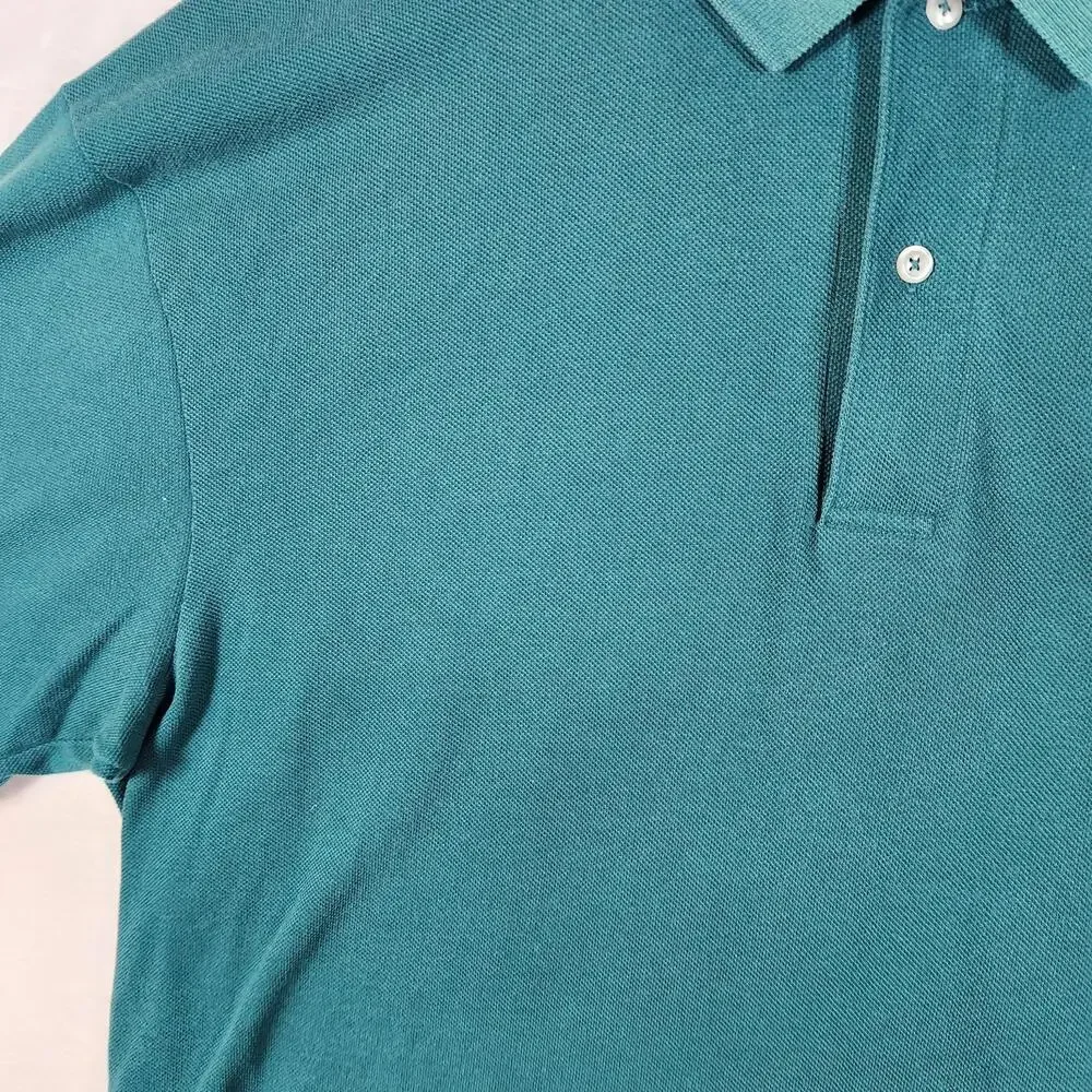 Polo by Ralph Lauren‎ Collared Short Sleeve Polo Shirt Adult Mens Size L Green